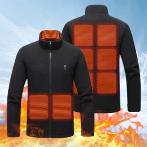 9 Heated Area Intelligent Heating Coat USB Charging Heated Jacket Waterproof He - Picture 1 of 6