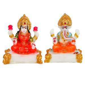 Marble Lord Laxmi Ganesha Statue Goddess Idol Handicraft Religious Murtie Gifts