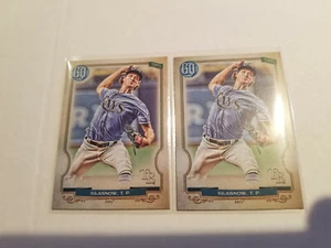 2020 Gypsy Queen Tyler Glasnow #189 Lot of 2 cards Tampa Bay Rays - Picture 1 of 1