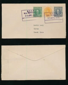 CANAL ZONE 1935 INCOMING MAIL DUTCH SEA POST SHIP VENEZUELA from VENEZUELA - Picture 1 of 3