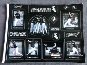 Chicago White Sox 2011 Season Collage of Player Decals - 16 Totals on Sheet - Picture 1 of 1