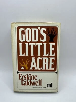 God's Little Acre by Erskine Caldwell - 1933, 1960 Modern Library #51 HC DJ A8 - Image 1 of 4