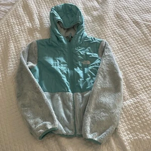 The North Face Girls Suave Fleece  OSO Hooded Full Zip Jackets fleece Large - Picture 1 of 2