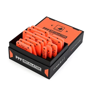 14 Pcs PPF Squeegee Rubber Scraper Soft Set For Car Vinyl Wrapping Film Install - Foto 1 di 13