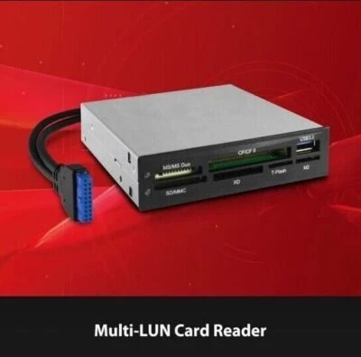 Vantec UGT-CR940 USB 3.0 Multi-LUN Memory Internal Card reader Retail - Image 1 of 2