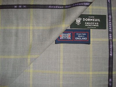 DORMEUIL 'Amaadeus 365 JACKETING' LUXURY WOOL FABRIC - 2.0 m. - MADE IN ENGLAND