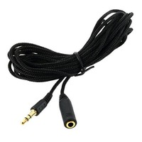 Newest 3.5mm Stereo Male Female Headphone Audio Cable Adapter Mic Extension
