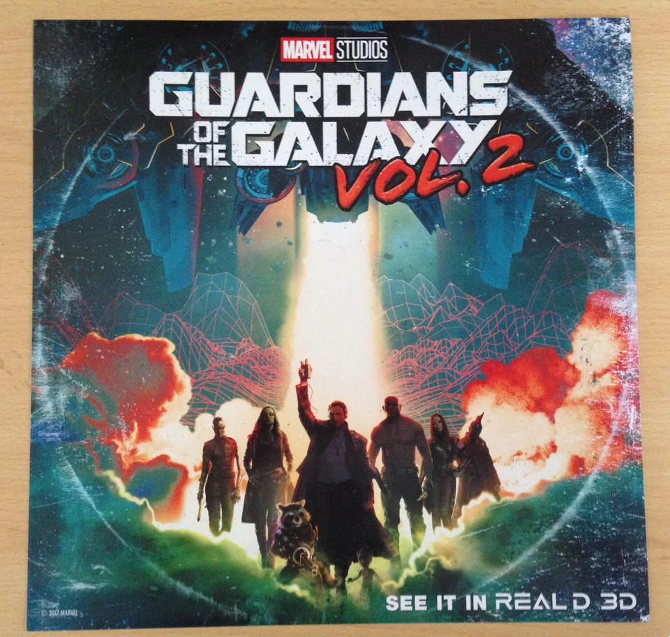 Cinema Poster: GUARDIANS OF THE GALAXY VOL 2  2017 (Mini) Vin Diesel Zoe Saldana - Image 1 of 1