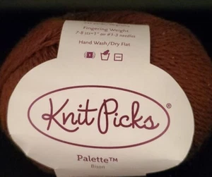 SKEIN/BALL OF KNIT PICKS PALETTE YARN - BISON - Picture 1 of 4