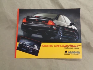 1997 Chevy Monte Carlo Z Sport Performance Package Brochure 97 98 Magna Decoma - Picture 1 of 4