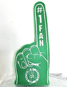 Vintage 1980’s Boston Celtics Foam Finger #1 FAN SGA Souvenir Measures 18" x 8" - Picture 1 of 12