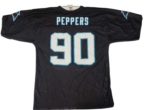 JULIUS PEPPERS CAROLINA PANTHERS NFL JERSEY SIZE MEDIUM (BX29) Cover