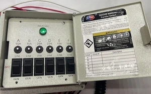 All-Power Indoor Manual Transfer Switch - 6 Circuits - Picture 1 of 4