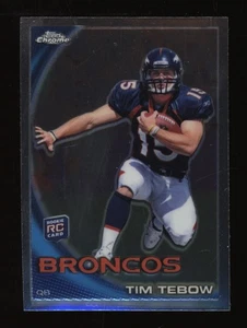 2010 Tim Tebow Topps Chrome Football Rookie Rc #C100 *NICE* Invest NOW - Picture 1 of 2