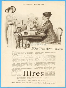 1919 Hires Root Beer Sassafras Women At Soda Fountain Philadelphia PA Antique Ad - Picture 1 of 1