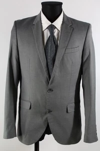 Selected Homme graues Sakko Gr.94/S Polyester Viskose Top Zustand - Bild 1 von 10