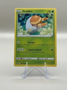 GRUBBIN #015/159 POKEMON Crown Zenith (Common, NM) ENGLISH - Picture 1 of 4