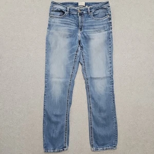 BKE Payton Jeans Größe 32 R Blau Denim Midrise Stretch Whiskered 32 x 30 - Bild 1 von 12