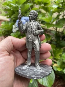 Wissenschaftler / Erfinder Amerikas Lincoln Mint 1976 Lyle Conway feine Zinnstatue - Bild 1 von 5