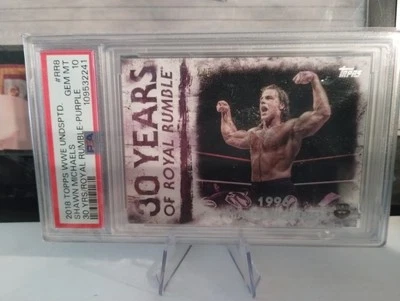 2018 Undisputed HBK Shawn Michaels PSA 10 Pop 1 /5 Dx Rumble - Image 1 of 2