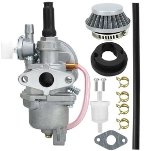 1 Set Carburetor Fit for 2 Stroke Mini Pocket DIRT Bike Scooter 43/47/49/50CC - Picture 1 of 7