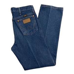 Wrangler Jeans Mens 32x32 Blue 936PWD Cowboy Cut Slim Fit Prewashed Indigo High - Picture 1 of 15
