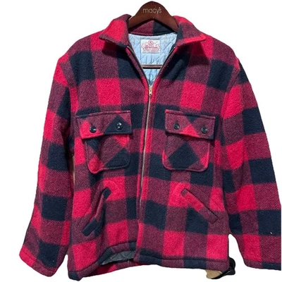 Chaqueta de lana a cuadros 5 Brothers Buffalo años 50 Foto 1 de 4