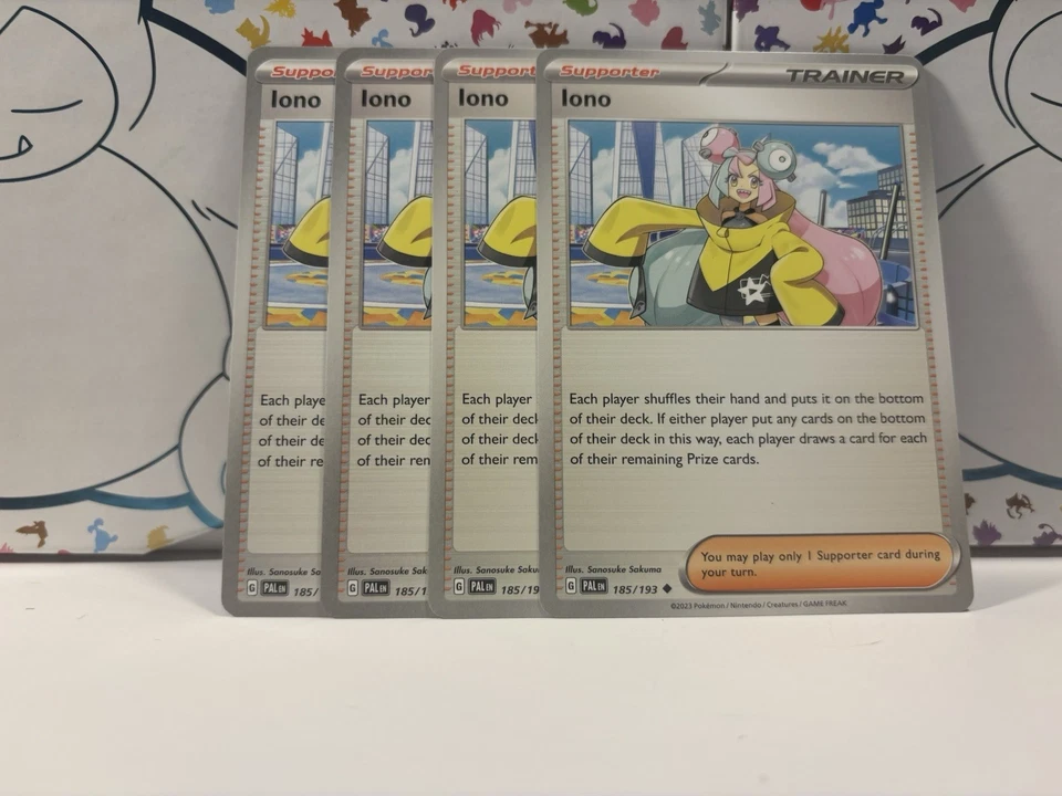 4x Iono -Playset- 185/193 - NM Condition - non-foil - Image 1 of 1