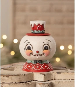 Bethany Lowe Navidad Menta Nieve Beau Contenedor Por Johanna Parker Nuevo - Imagen 1 de 3