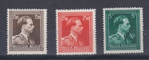 RR BELGIQUE / YT 28 1005 1007 LEOPOLD II / N** MNH / GOMME LUXE / COTE 215€ - Picture 1 of 2