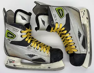 Mission Fuel 75 Ice Hockey Skates Pitch 3 Adult Size US 12E USED READ PREOWNED - Picture 1 of 23