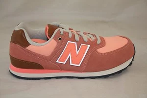 Kids New Balance Big Kids 574 Crusin peach pink  KL574U3G CASUAL RUNNING - Picture 1 of 5