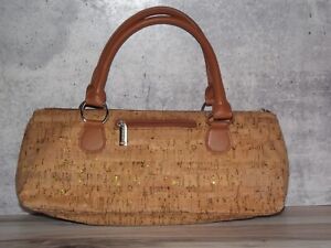 Primeware Thermal Insulated Wine Bag Clutch Tote Cork  Outer