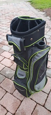 Bolsa de carrito de golf TOURTREK negro verde 14 15 div correa de hombro bolsillo grande refrigerador... Foto 1 de 4