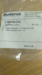 Logafix V2 Pumpen-Kugelhahn 1  1/4'' ohne Schwerkraftbremse PN 10 messing vernic - Bild 1 von 2