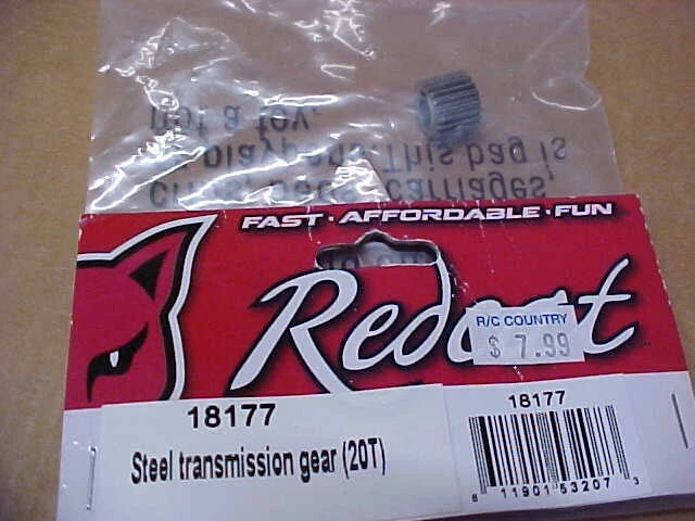 REDCAT RACING TRANSMISSION PART = 18177 = STEEL TRANSMISSION GEAR, 20T - Image 1 of 1