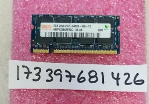 2GB DDR2 800 DDR 800 PC2 6400 DDR2-800 1.8V 200PIN DUAL RANK CL6 2Rx8 128X8 - Picture 1 of 1