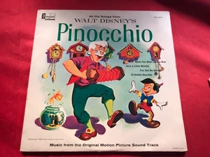 D-80 PINOCCHIO All the songs -  WALT DISNEY - DQ-120 ... 1963 - RECORD - KIDS - Picture 1 of 4