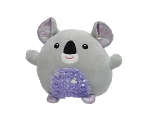 Rolly Poly Mouse Peluche, 7 Pollici, Grigio e Viola - Foto 1 di 1