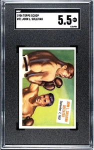 1954 TOPPS SCOOP #71 JOHN L. SULLIVAN SGC 5.5 6184984 - Picture 1 of 2