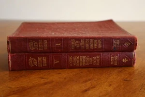SMOKE - AUDELS New Electric Library Vol 1 (1931) and Vol 5 (1935) Leatherette - Picture 1 of 16