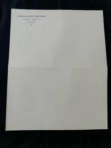 Carta Intestata Vercelli Associazione Ex Allievi Scuole Cristiane Basilio QX2389 - Foto 1 di 1