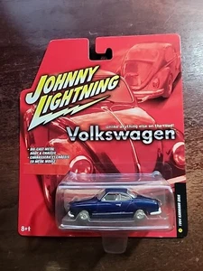 Johnny Lightning Volkswagon 1964 Karmann Ghia White Lightning - Picture 1 of 3