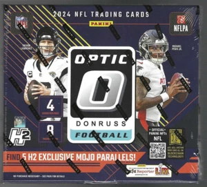 2024 Donruss Optic Football Factory Sealed Hobby Hybrid H2 Box - Bild 1 von 2