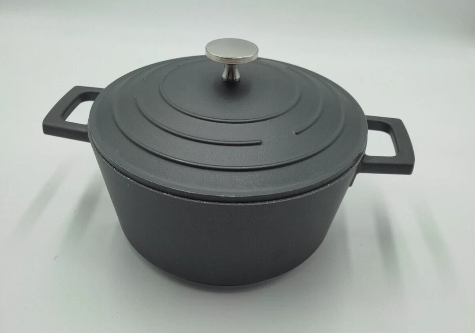 Auflaufform 20 cm Aluminium Masterclass MCMCRD20  Schwarz - Bild 1 von 4