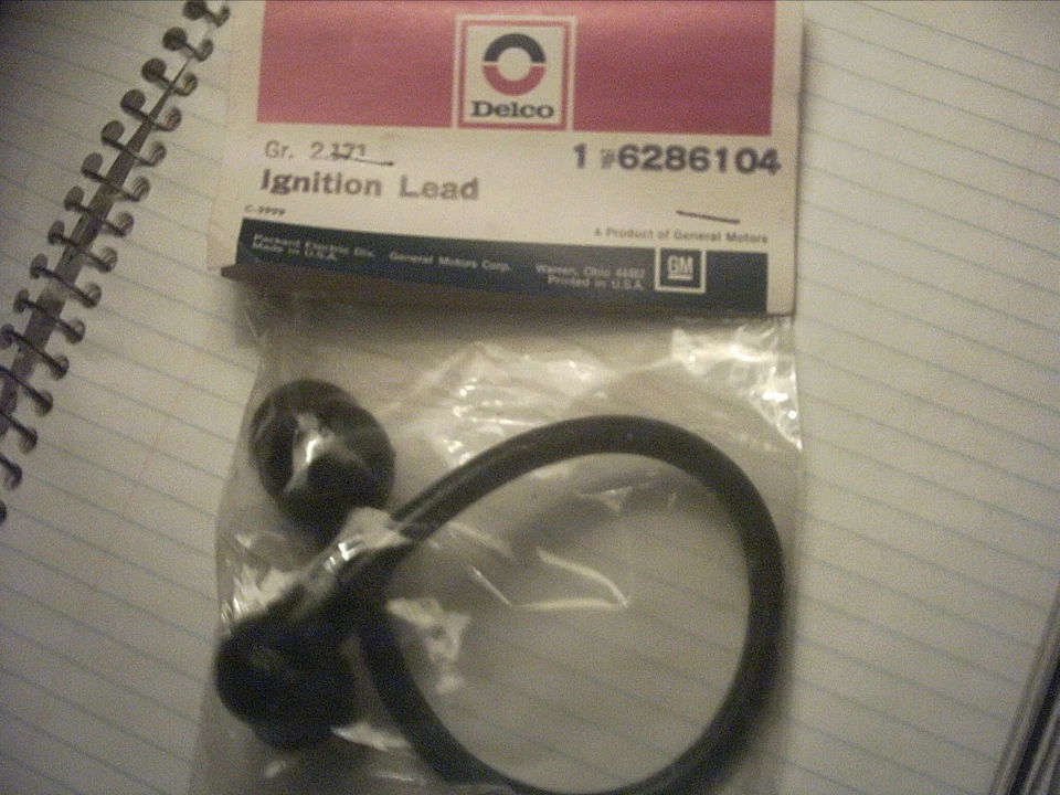 60'S 70'S BUICK OLDS NOS COIL WIRE 6286104 ORIGINAL GM — 第 1/1 张图片