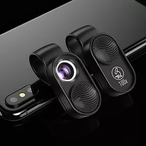 100x Phone Mini Pocket Microscope, Smartphone Microscope with LED Light, Lens... - Picture 1 of 9
