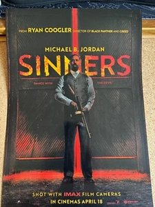 Sünder. Michael B. Jordan Film großes Poster. Flexi-Karte. - Bild 1 von 1