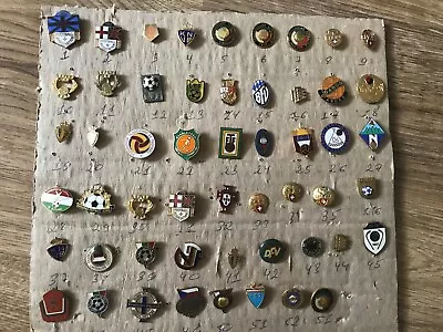 Old metal pin / badge Football Federations FIFA (part 2 - needle) see list - Image 1 of 4