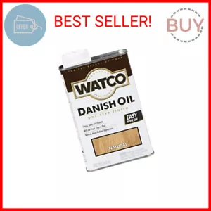 RUST-OLEUM Watco 65751 Danish Oil Wood Finish, Pint, Natural, 16 Fl Oz - Picture 1 of 2